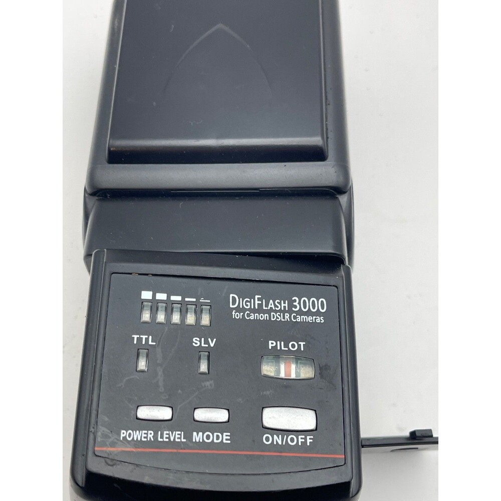 Sunpak DigiFlash 3000 External Flash for Canon DSLR Cameras USED UNTESTED